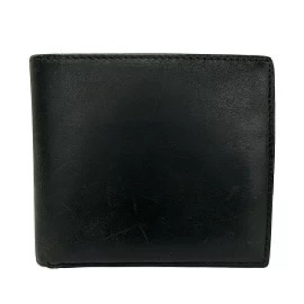 Gucci Bi fold Wallet Black Leather